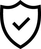 Icono de escudo de seguridad
